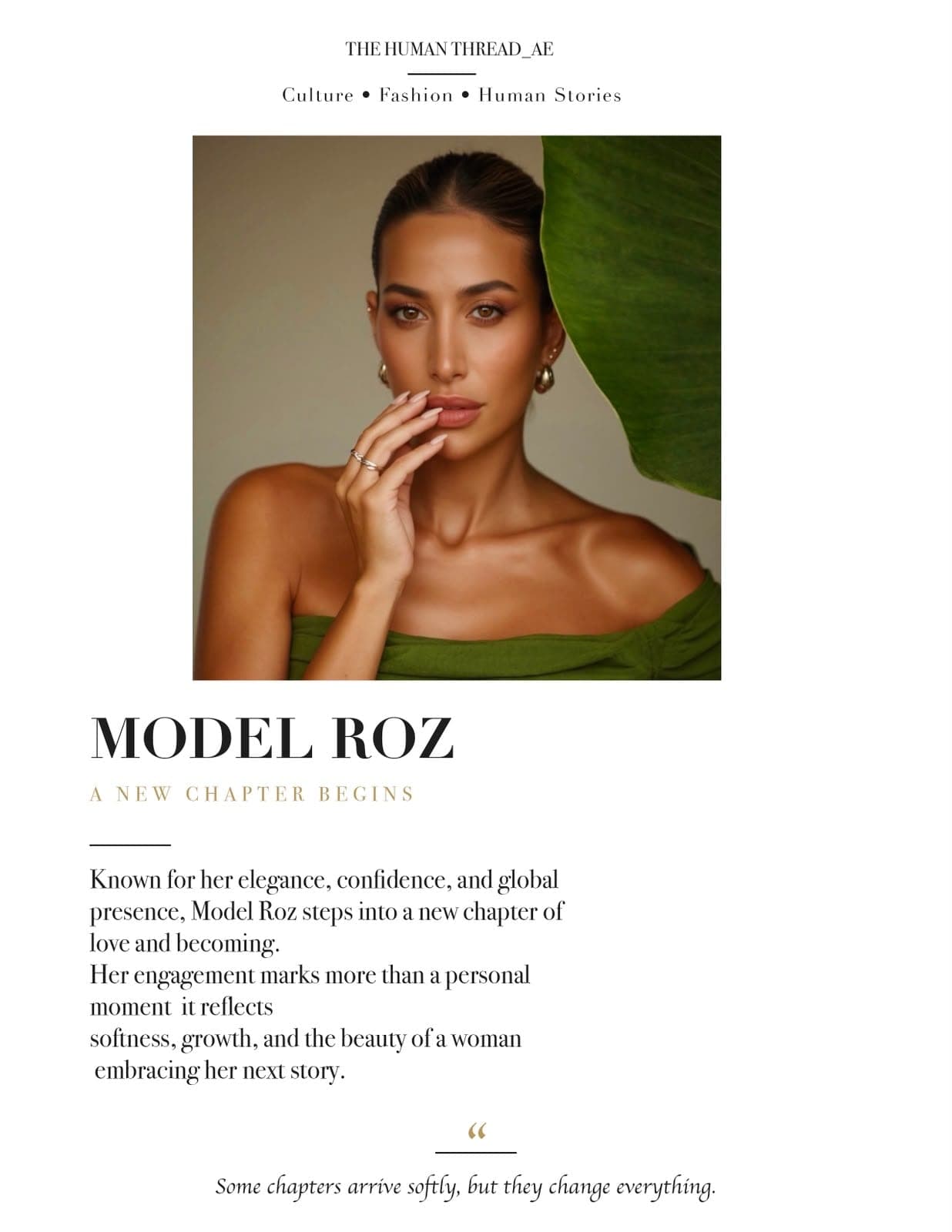 Model Roz — A New Chapter Begins