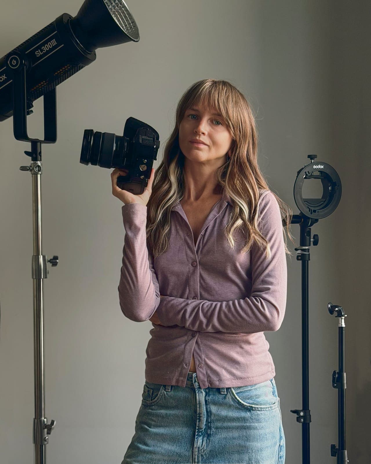 Alexandra Kudalanova in her studio.