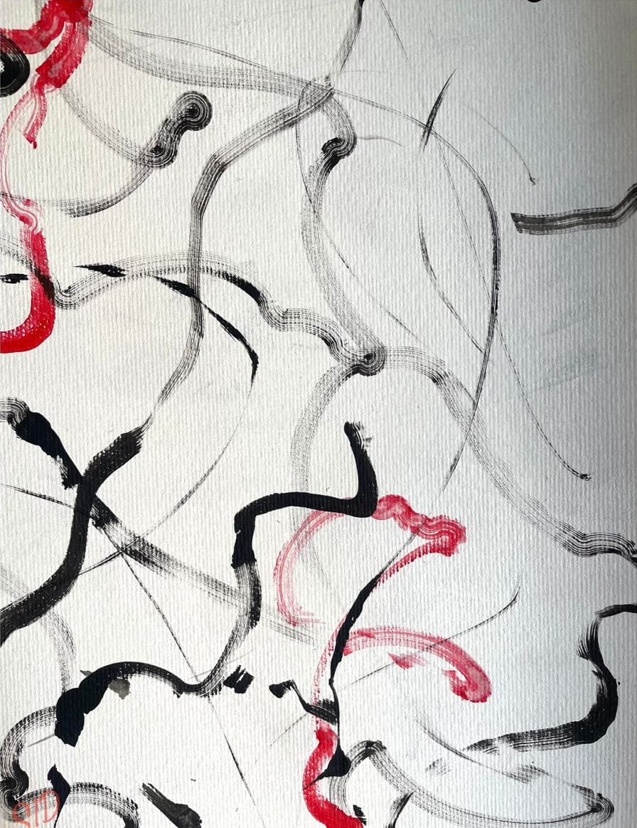 Black and red, and everything the wind did between them.