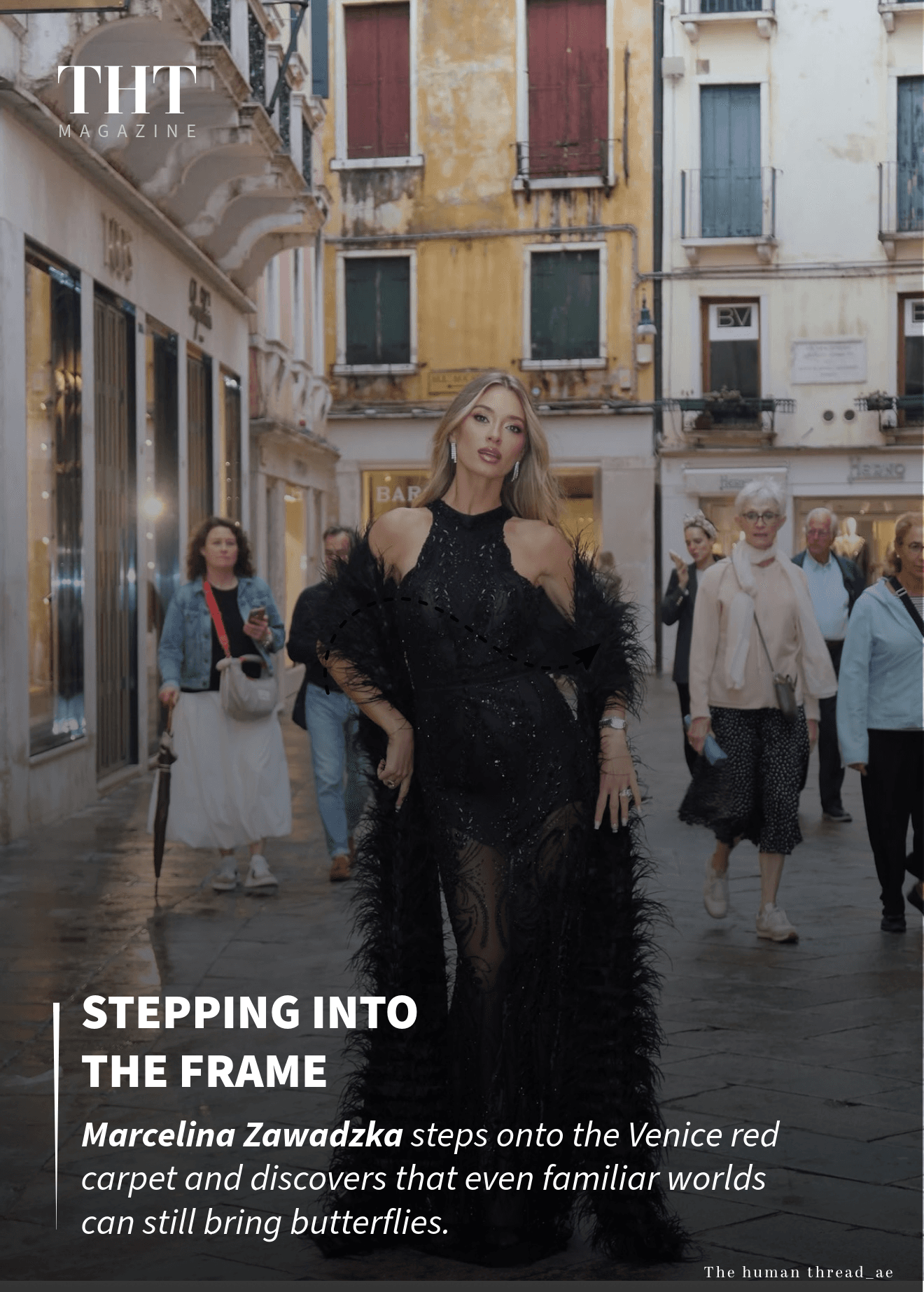 THE COURAGE TO STEP INTO THE FRAME